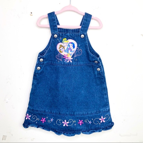 Disney Other - DISNEY princess embroidered overall dress